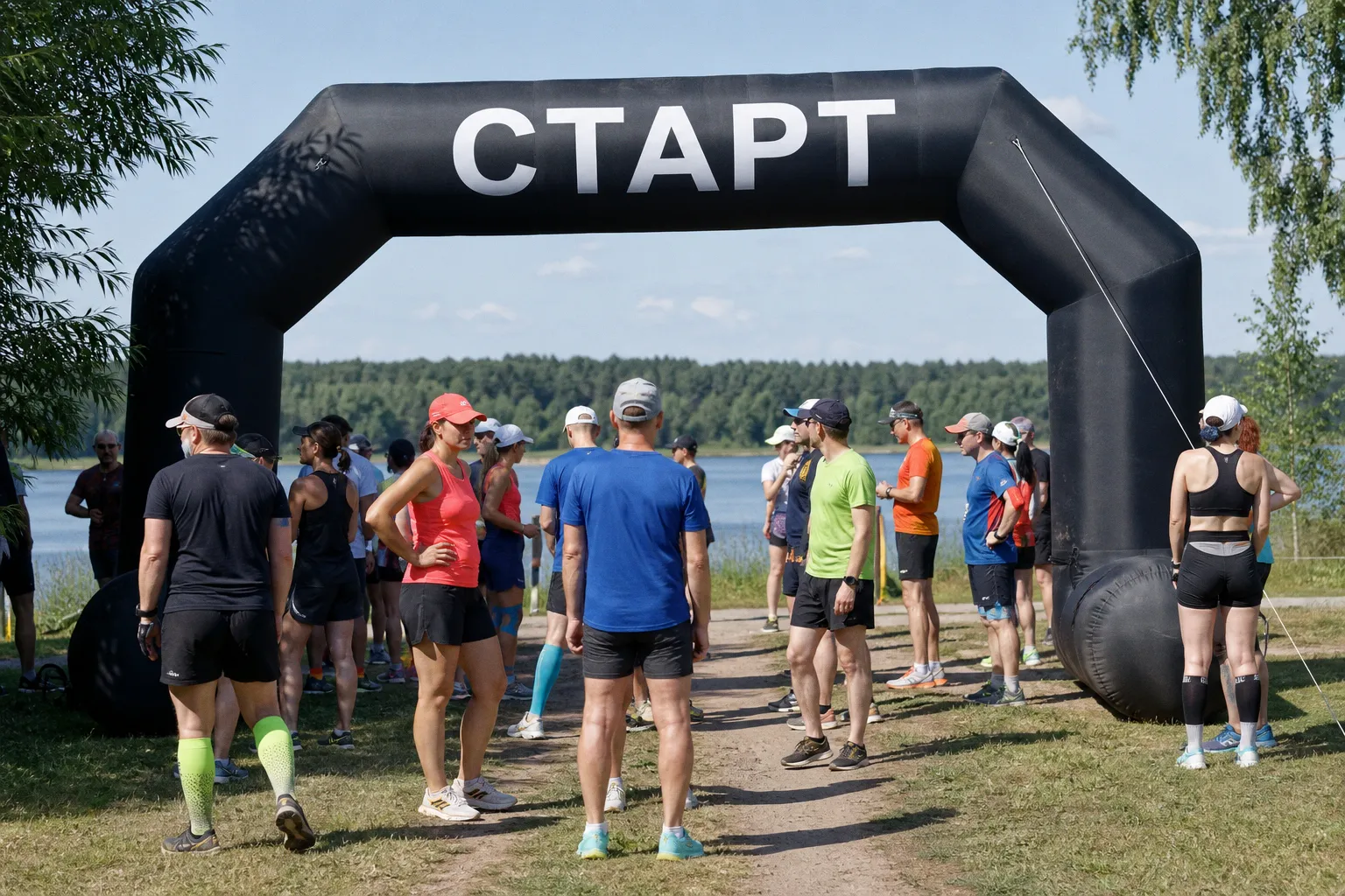 Новая трасса кросс-трейла в Жуковском округе испытала бегунов